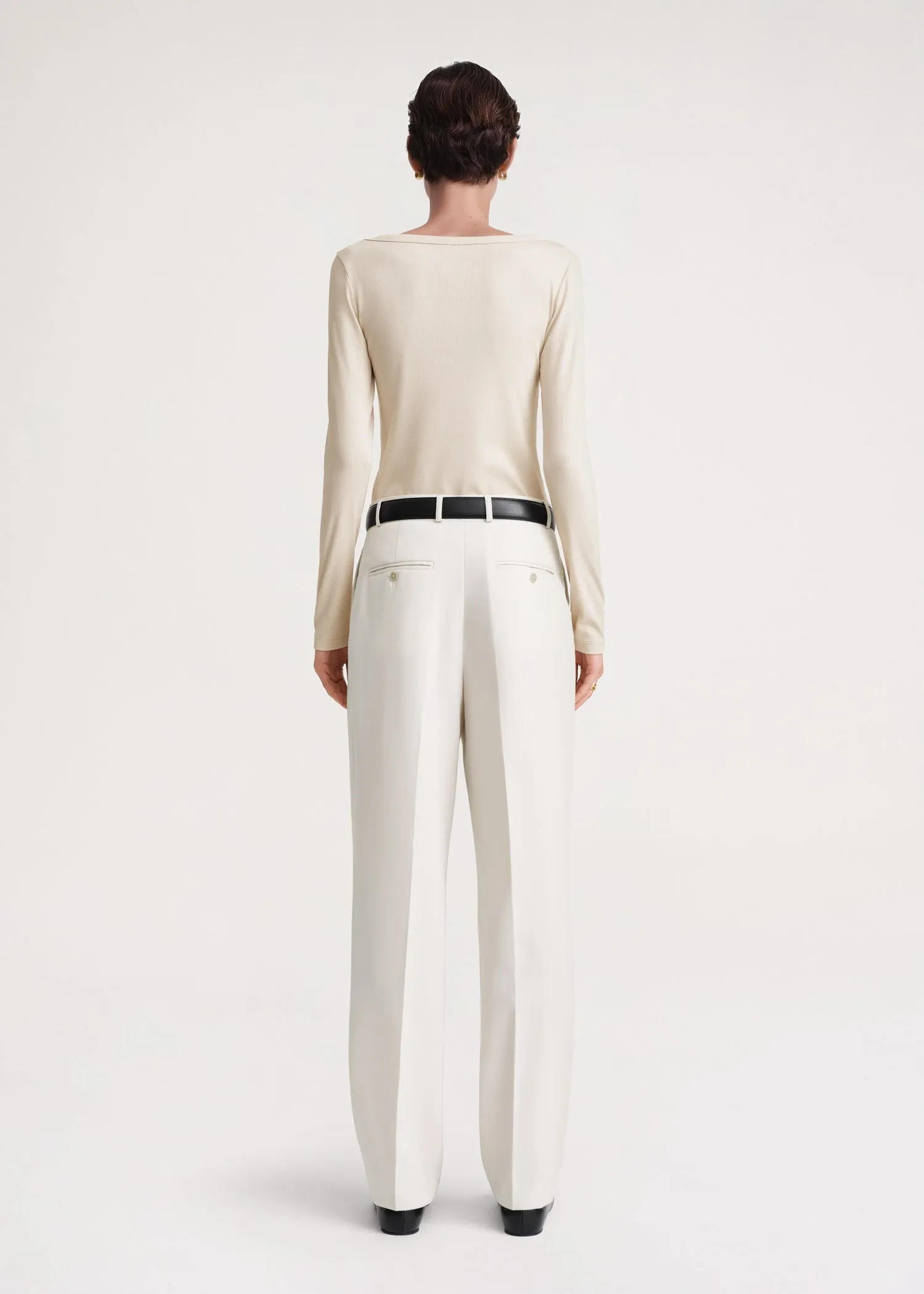 Classic rib top pearl sold by Toteme product image thumbnail 3