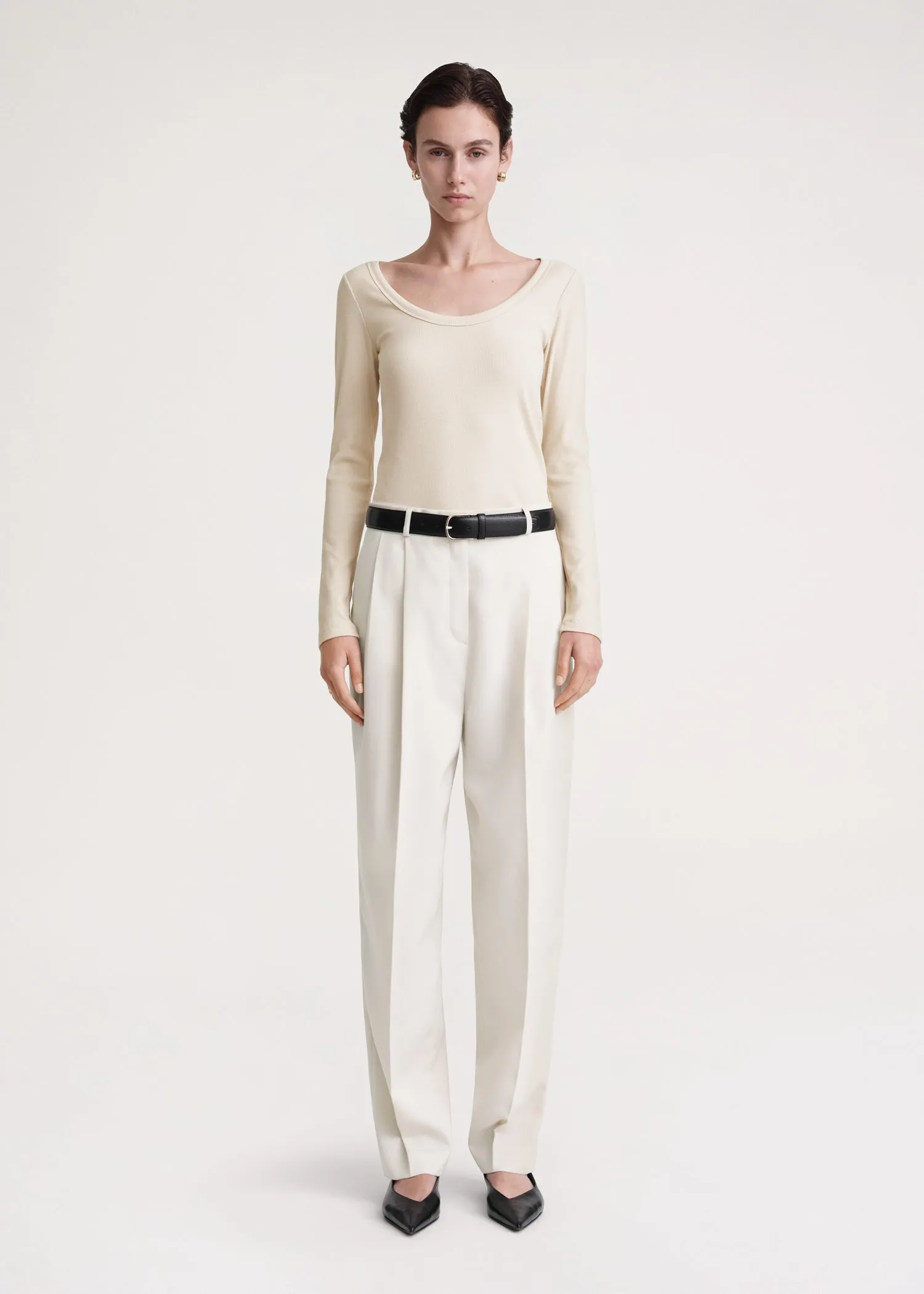 Classic rib top pearl sold by Toteme