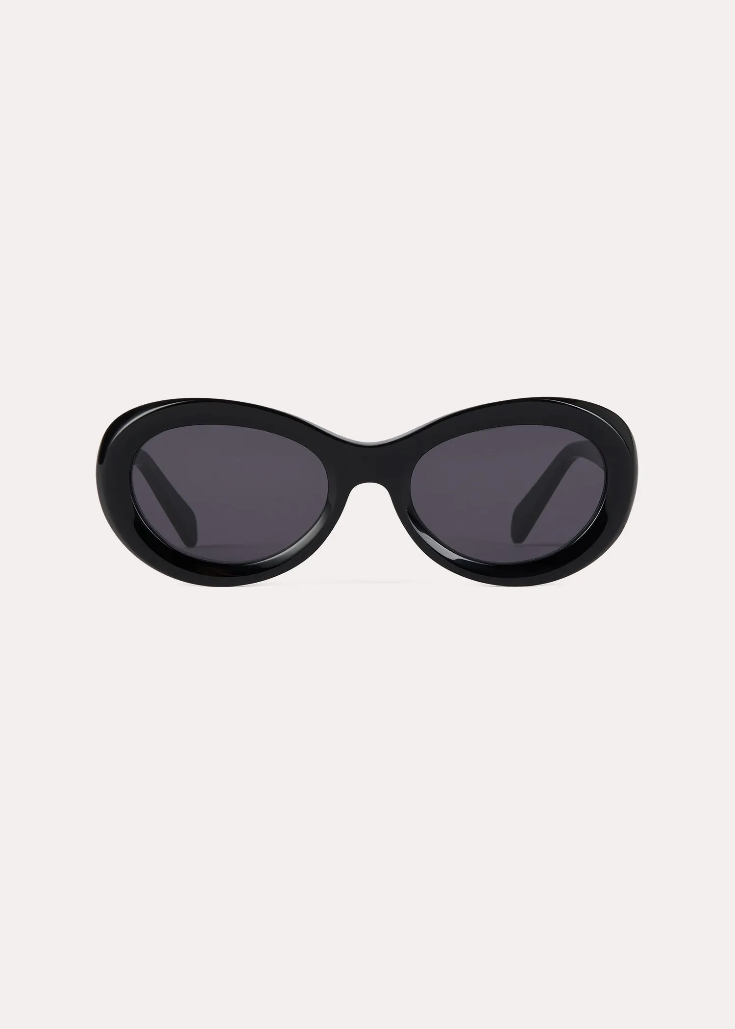 Oval sunglasses black sold by Toteme