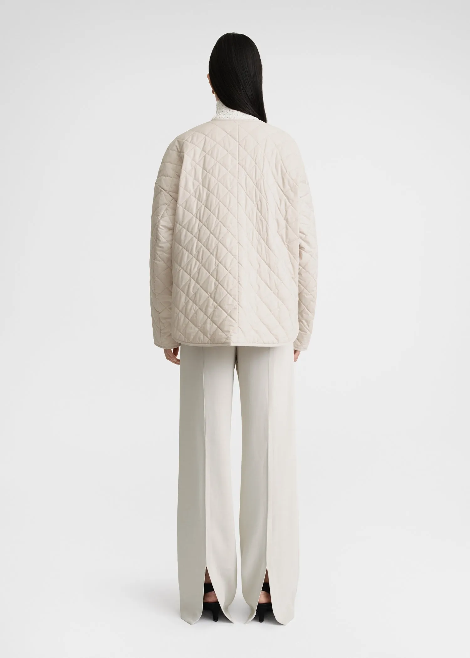 Quilted jacket pebble sold by Toteme product image thumbnail 3