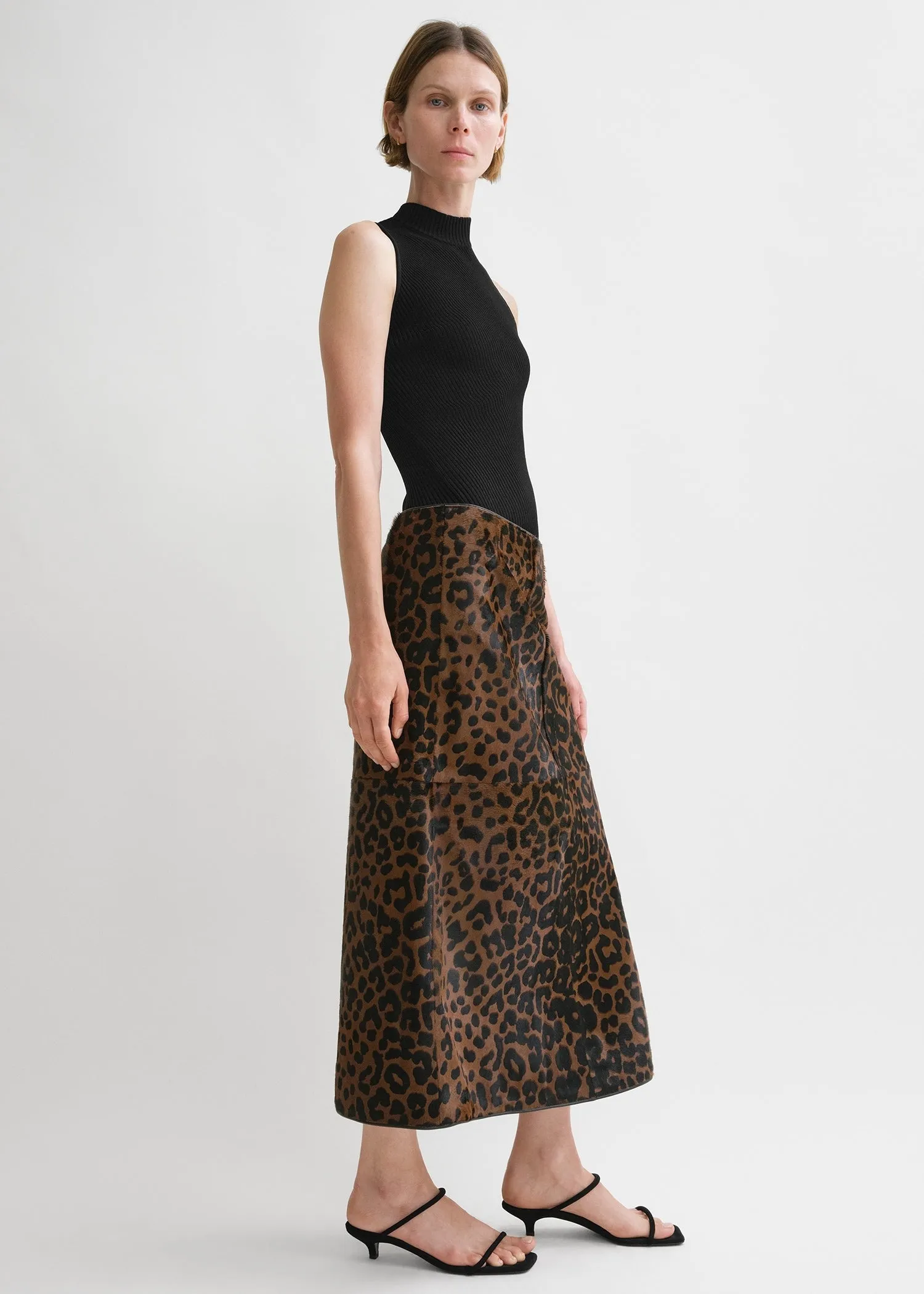 Pony hair skirt leopard sold by Toteme product image thumbnail 2