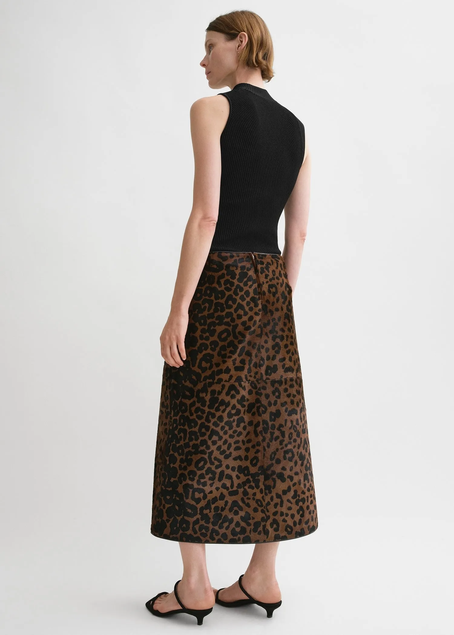 Pony hair skirt leopard sold by Toteme product image thumbnail 3