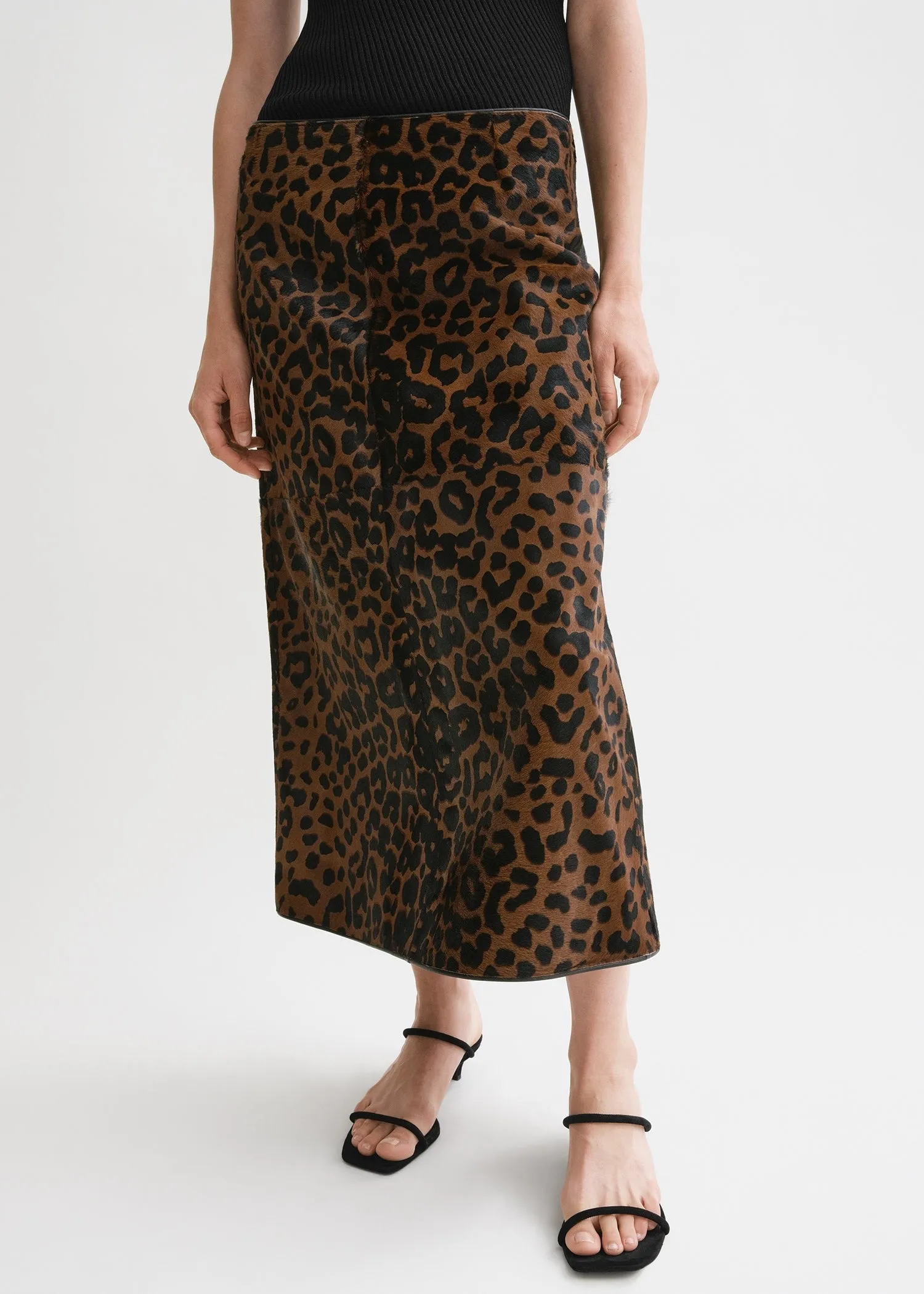 Pony hair skirt leopard sold by Toteme product image thumbnail 4