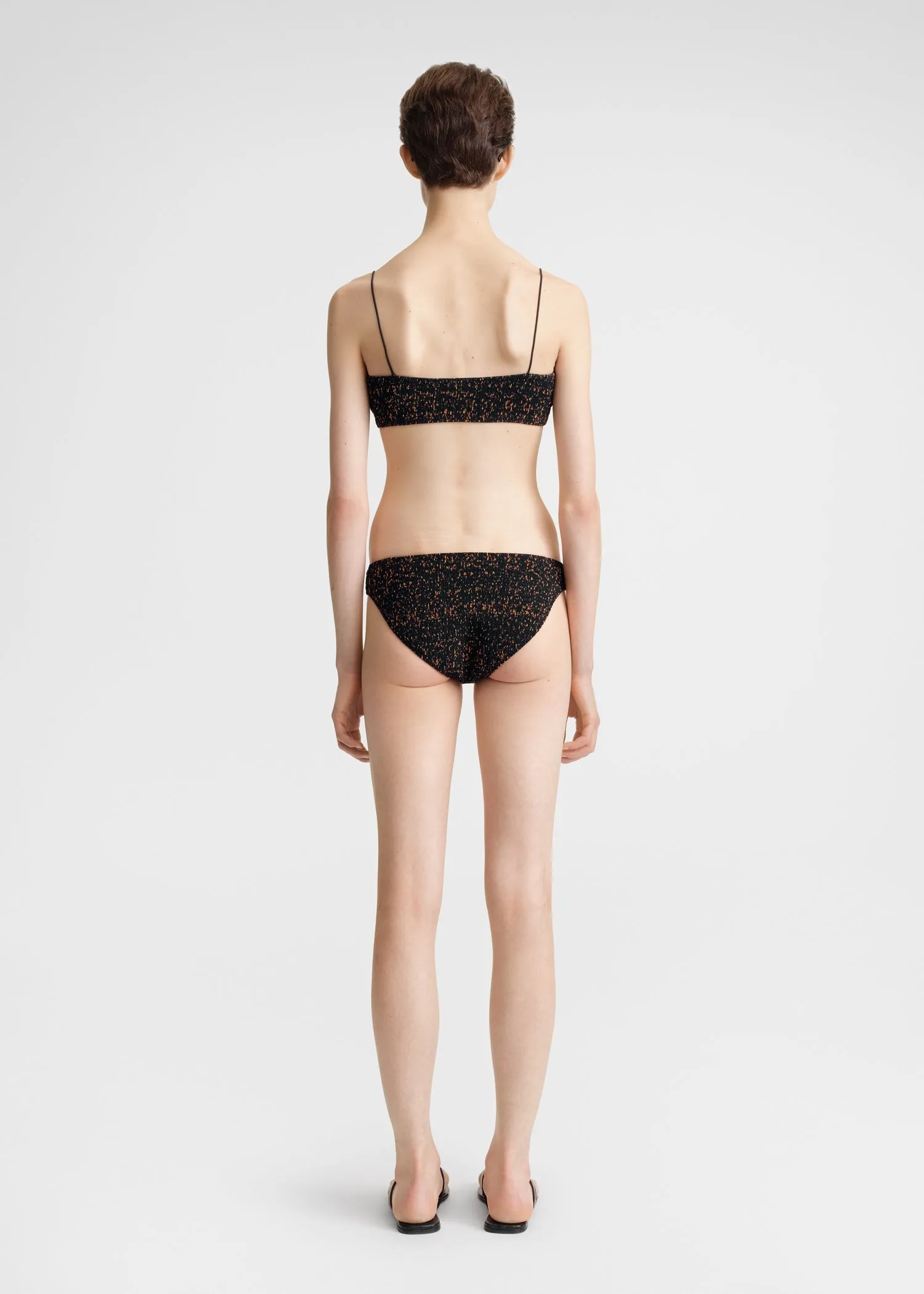 Smocked mini bikini bottoms tortoise sold by Toteme product image thumbnail 3
