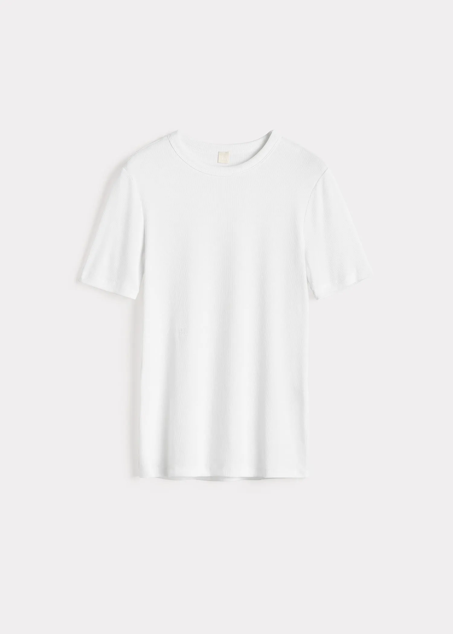 Classic rib tee white sold by Toteme product image thumbnail 5