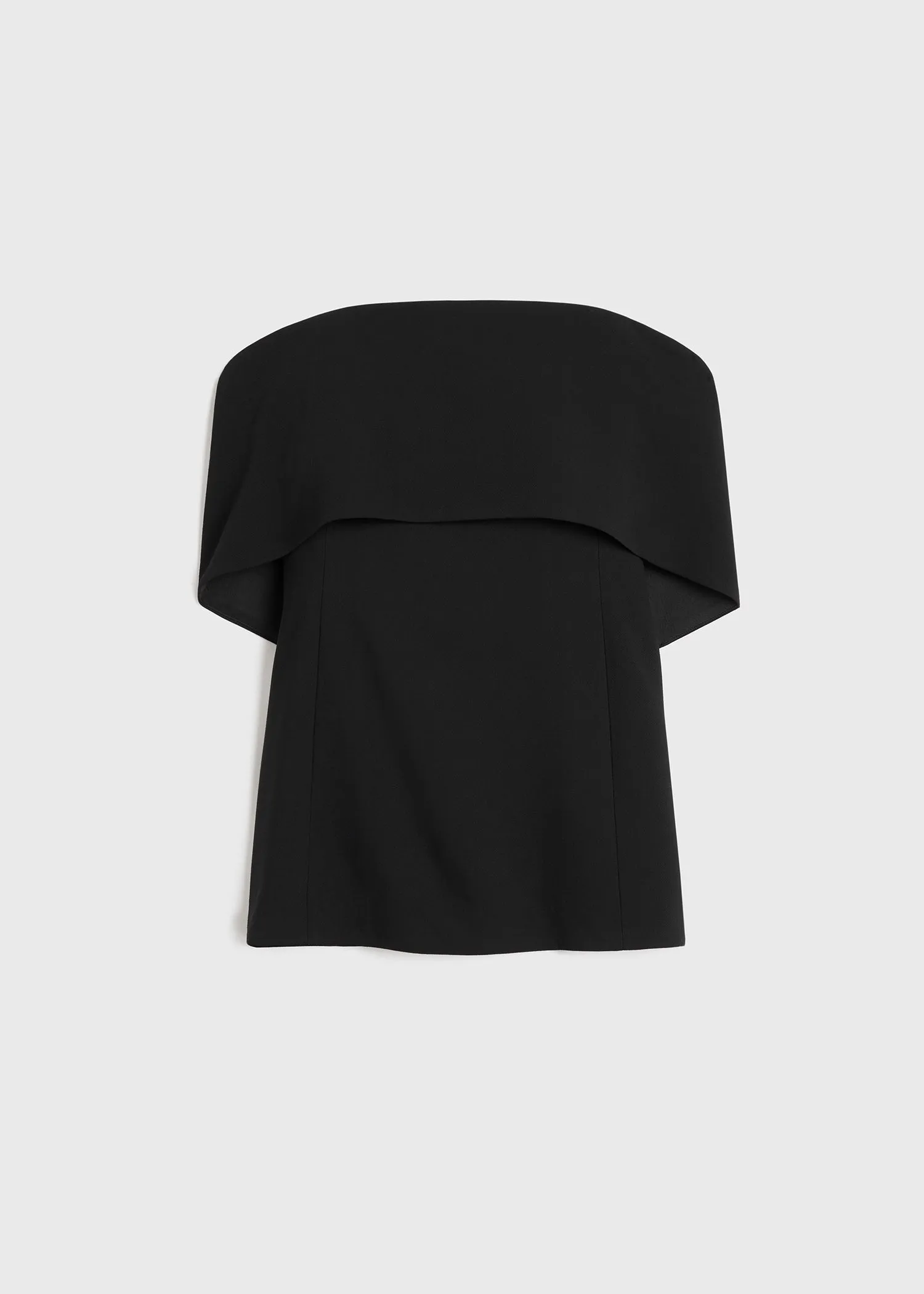 Off-shoulder evening top black sold by Toteme product image thumbnail 5