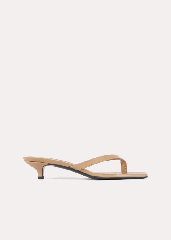The Flip-Flop Heel sand dune sold by Toteme
