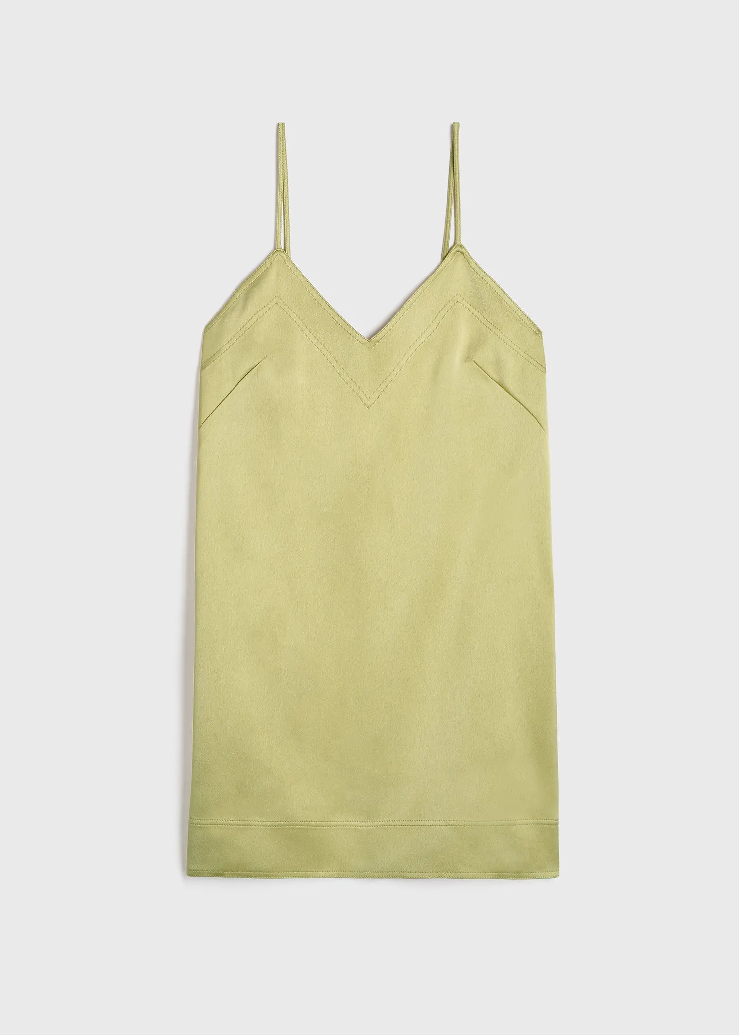 Contrast satin cami dress melon sold by Toteme product image thumbnail 5