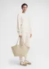 Twin tote beige sold by Toteme