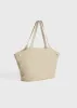 Twin tote beige sold by Toteme