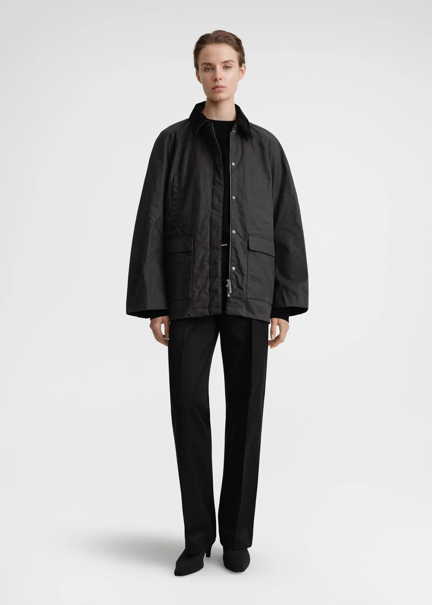 Country jacket washed black sold by Toteme