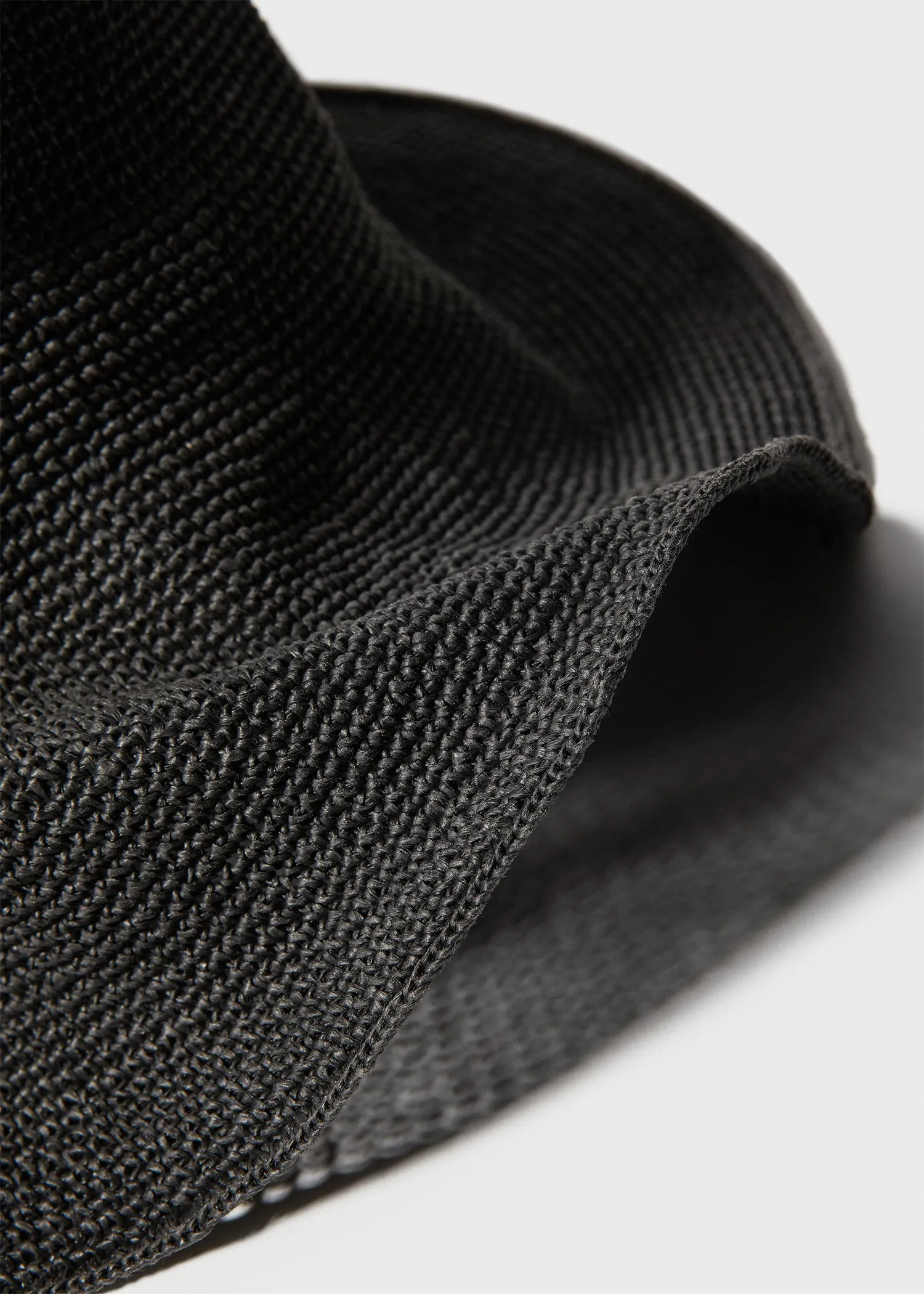 Paper straw hat black sold by Toteme product image thumbnail 4