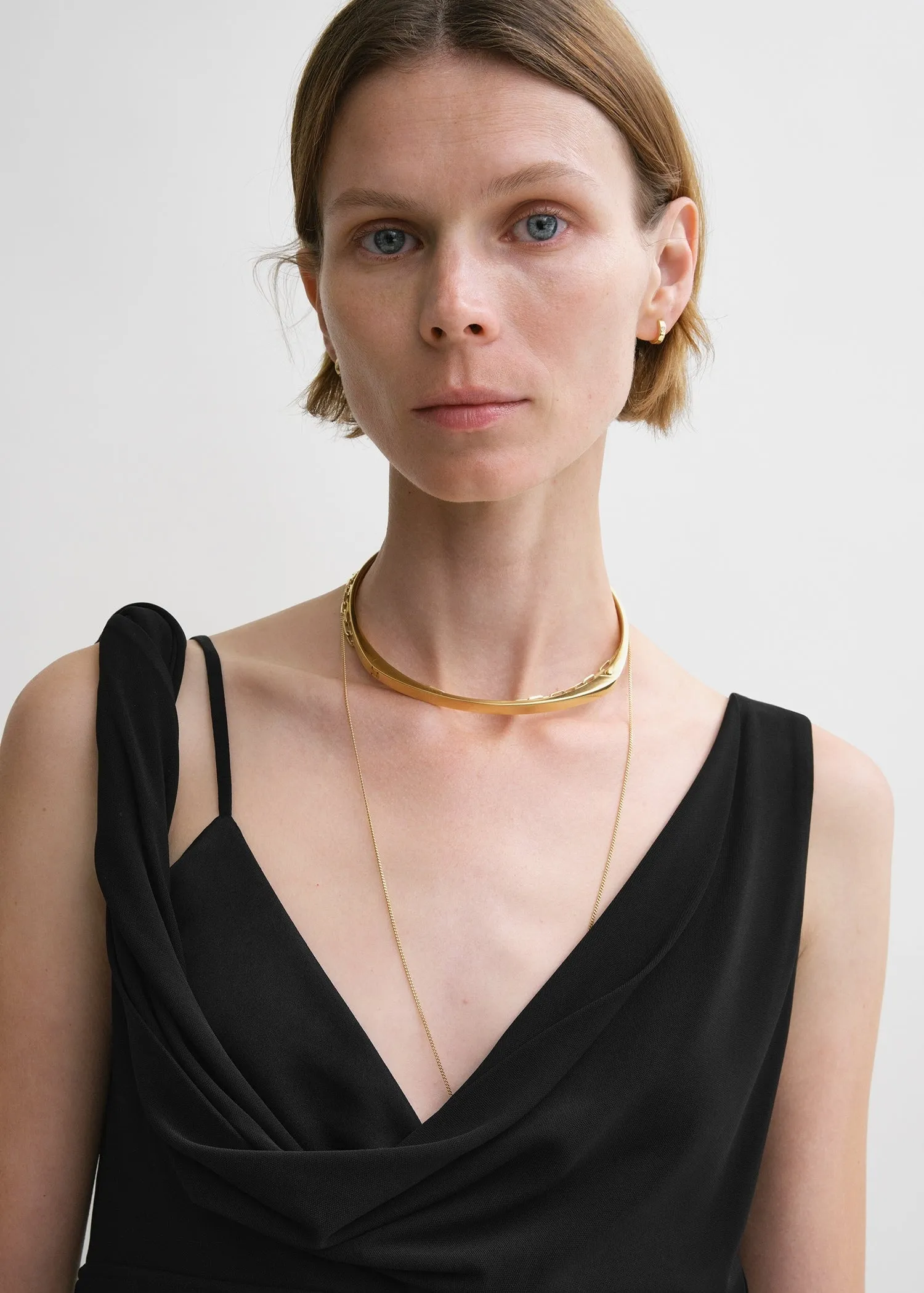 Twist drape top black sold by Toteme product image thumbnail 4