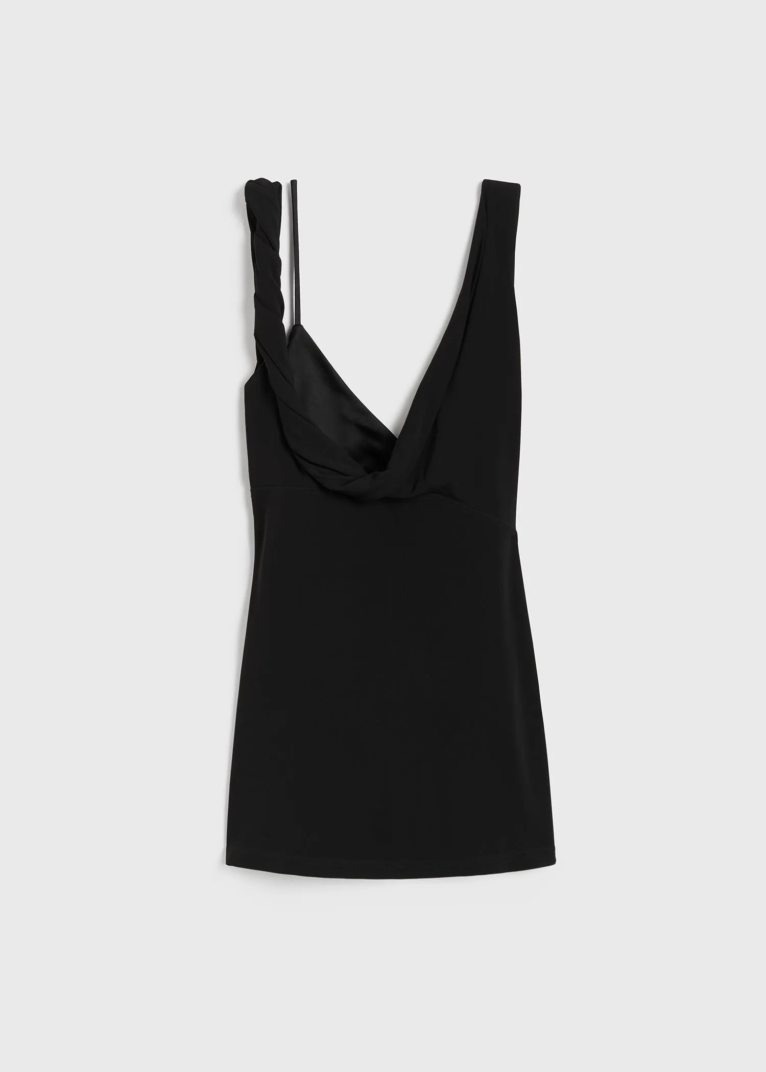 Twist drape top black sold by Toteme product image thumbnail 5
