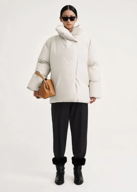 Signature down jacket ivory sold by Toteme