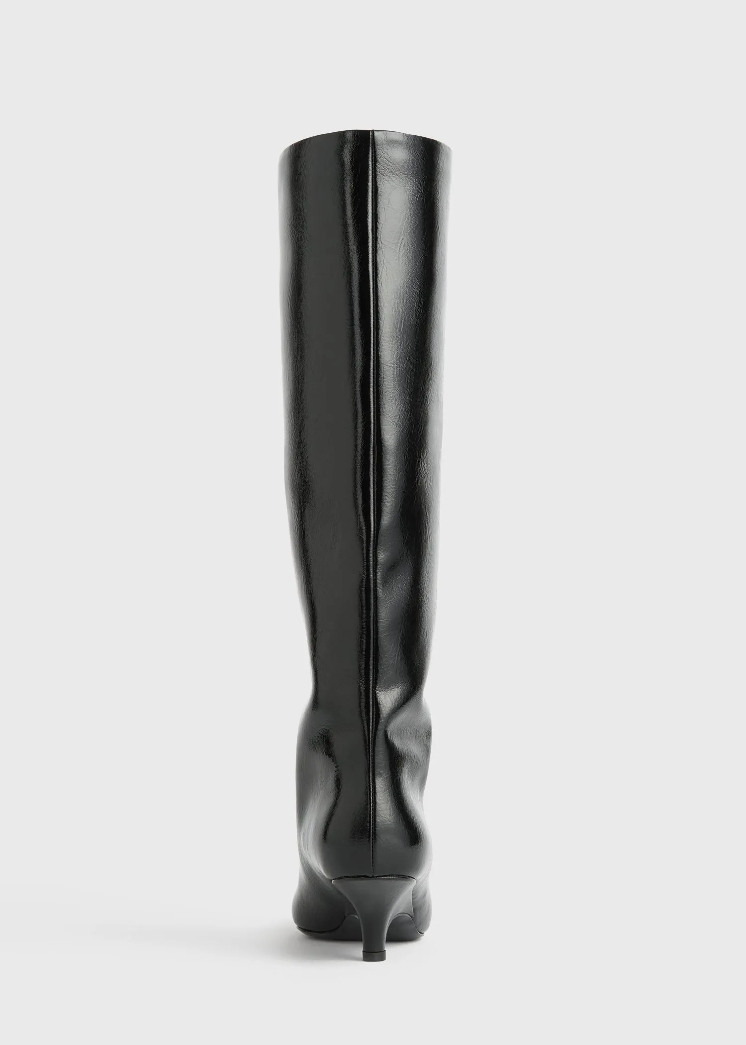 Wedge-heel Naplack boots black sold by Toteme product image thumbnail 5