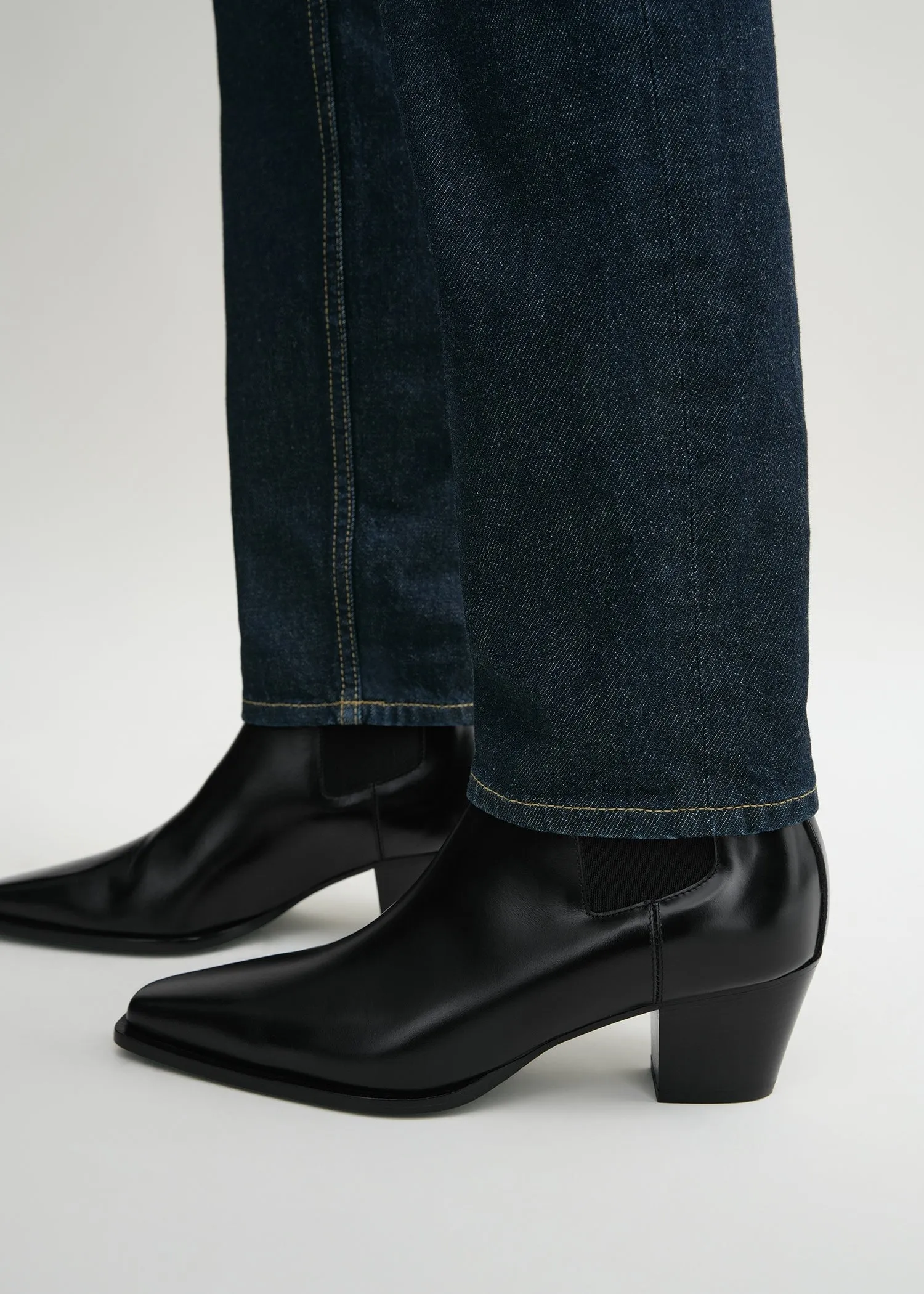 Leather city boots black sold by Toteme product image thumbnail 4