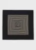 Centered monogram silk scarf black sold by Toteme