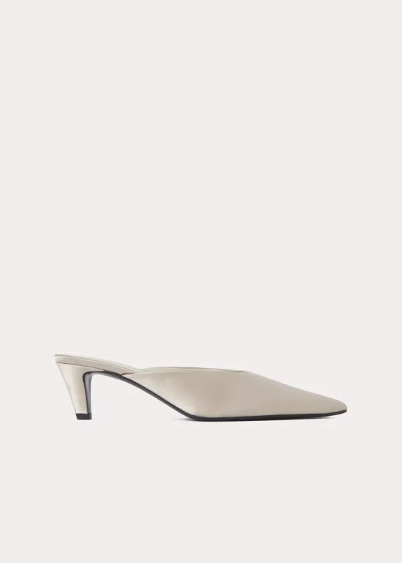 The Satin Mule sand made by Toteme