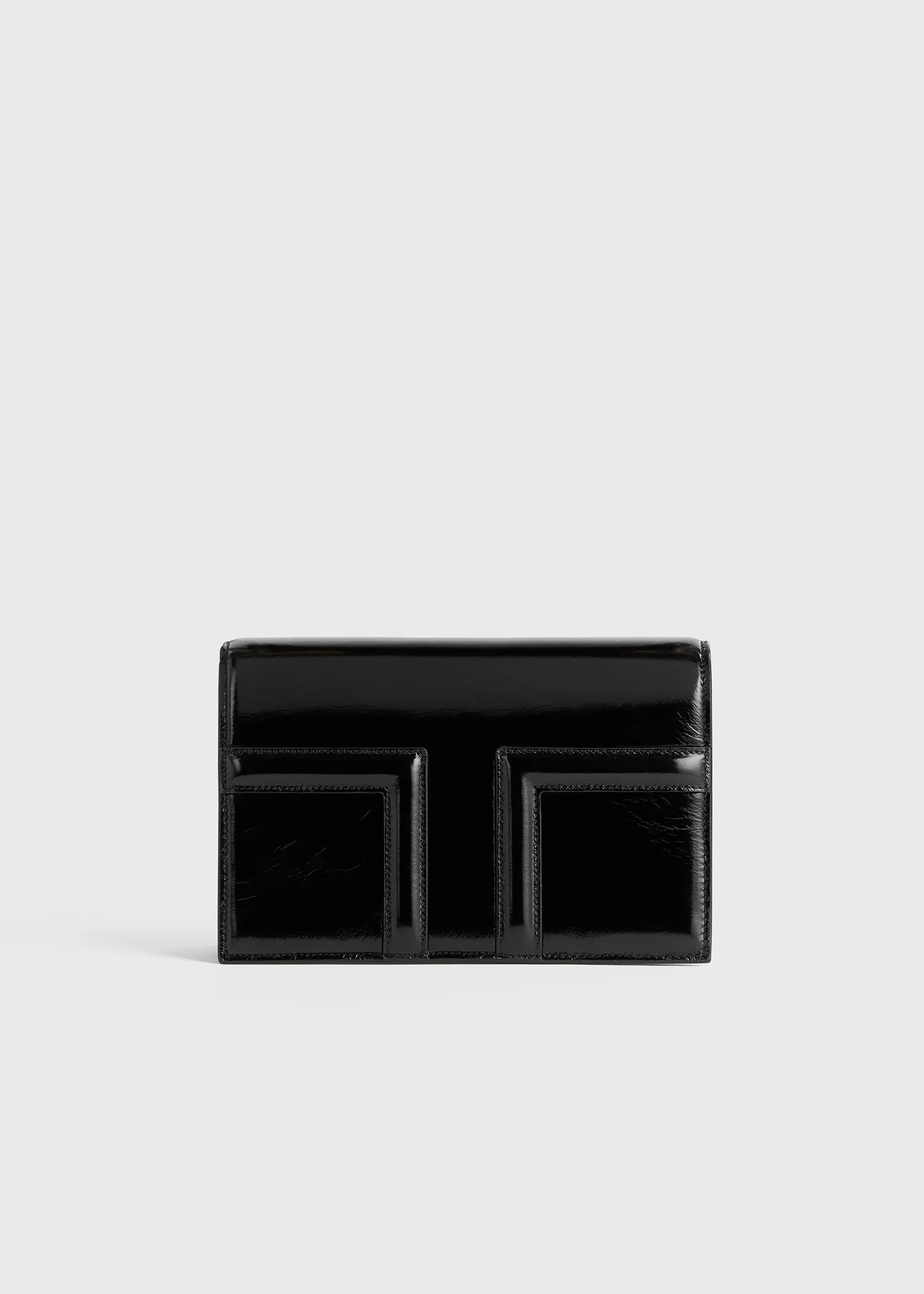 Mini T-flap naplack bag black sold by Toteme product image thumbnail 4