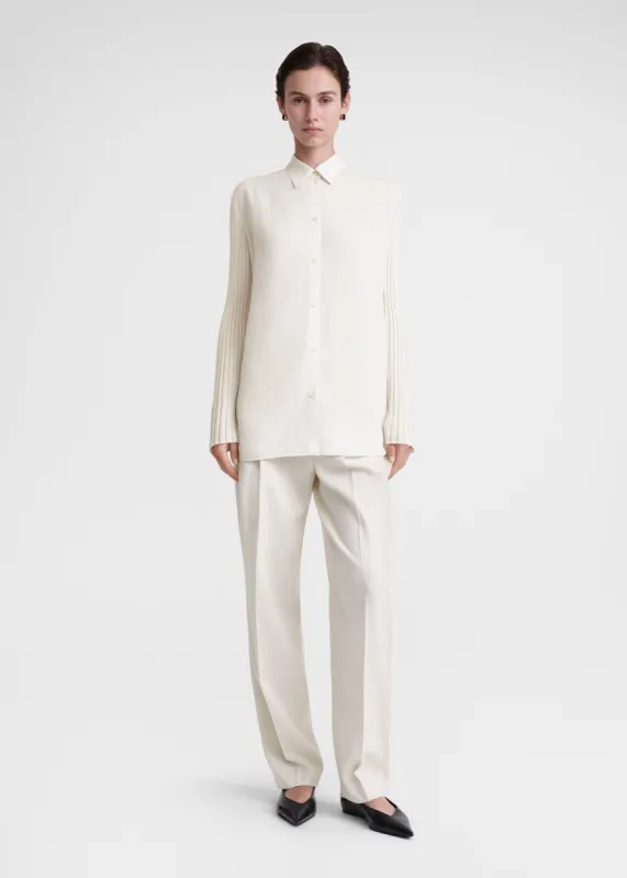 Bi-material shirt snow sold by Toteme