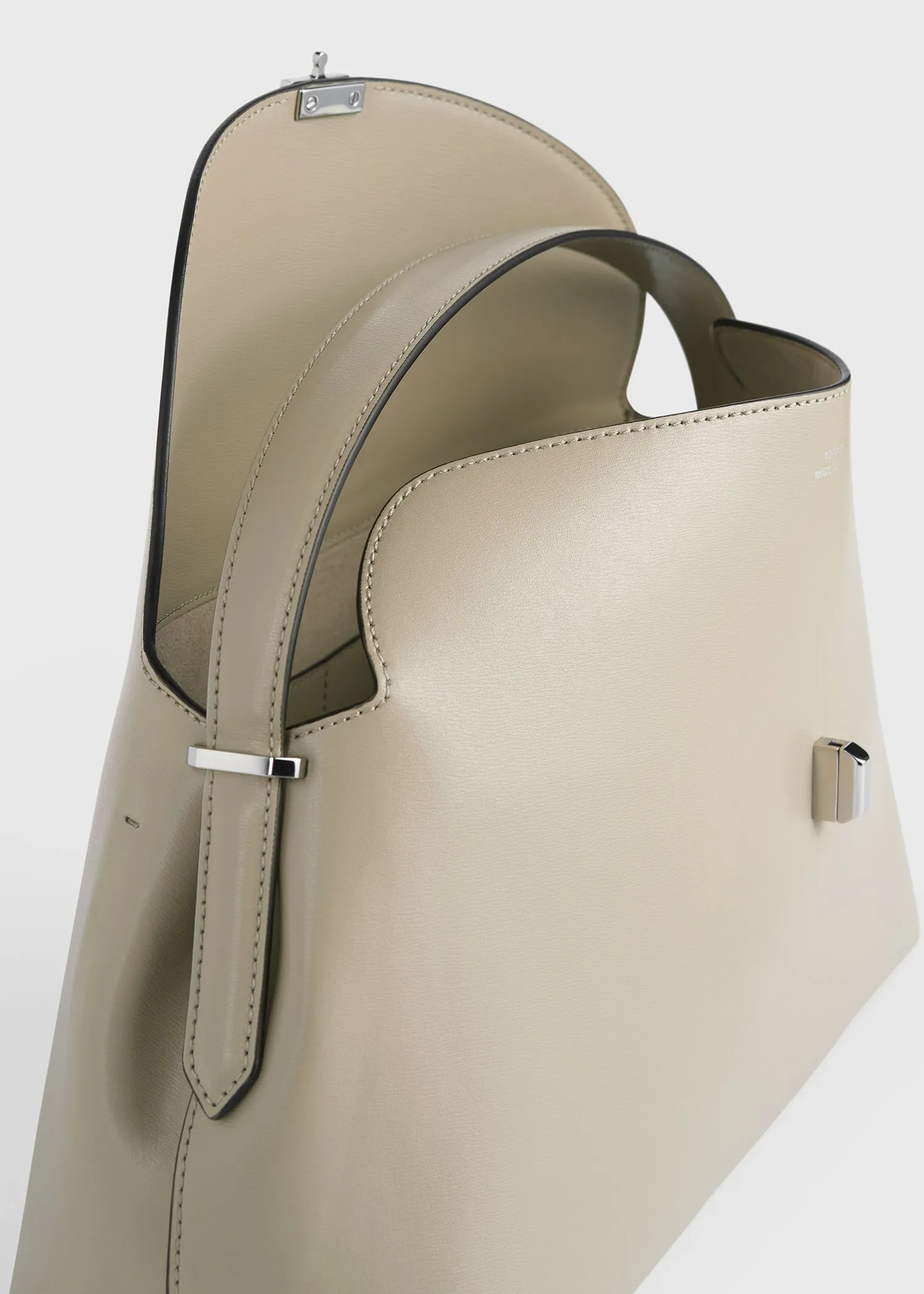 T-lock leather top handle fawn sold by Toteme product image thumbnail 5