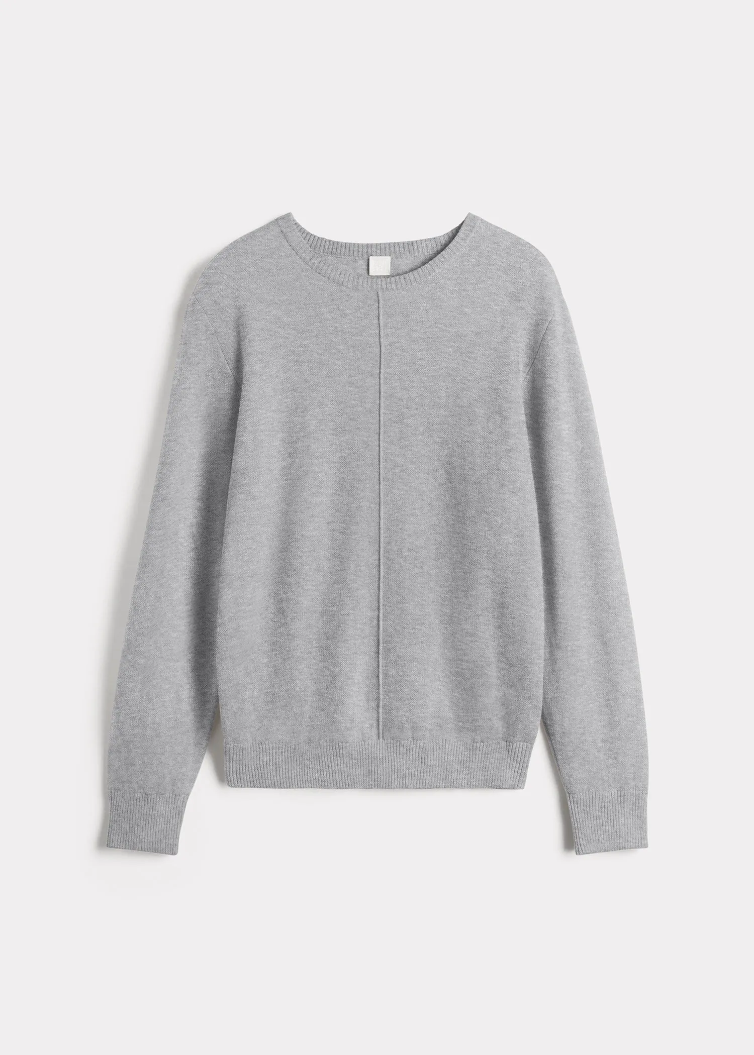 Cotton cashmere sweatshirt grey melange sold by Toteme product image thumbnail 5