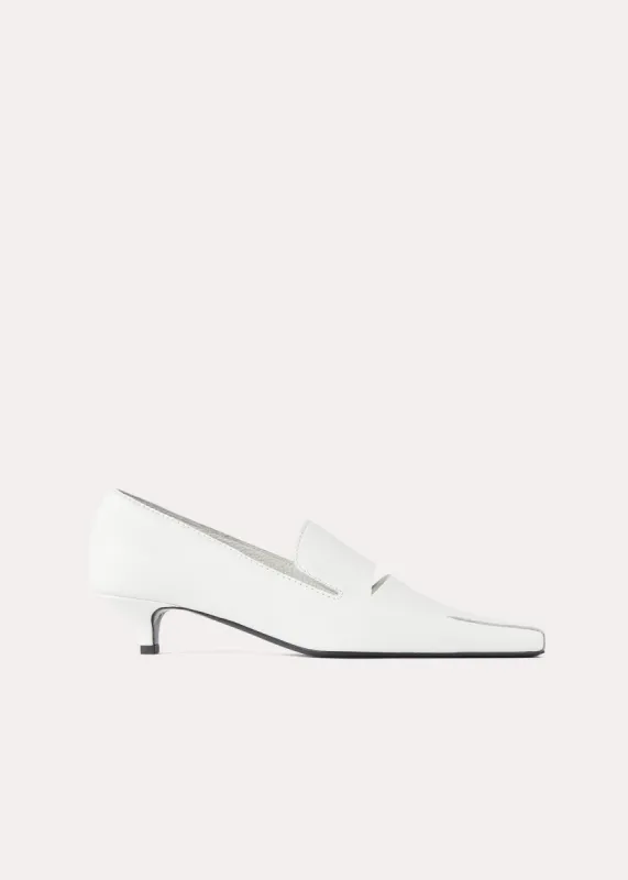 The Cutout Kitten Loafer off-white sold by Toteme
