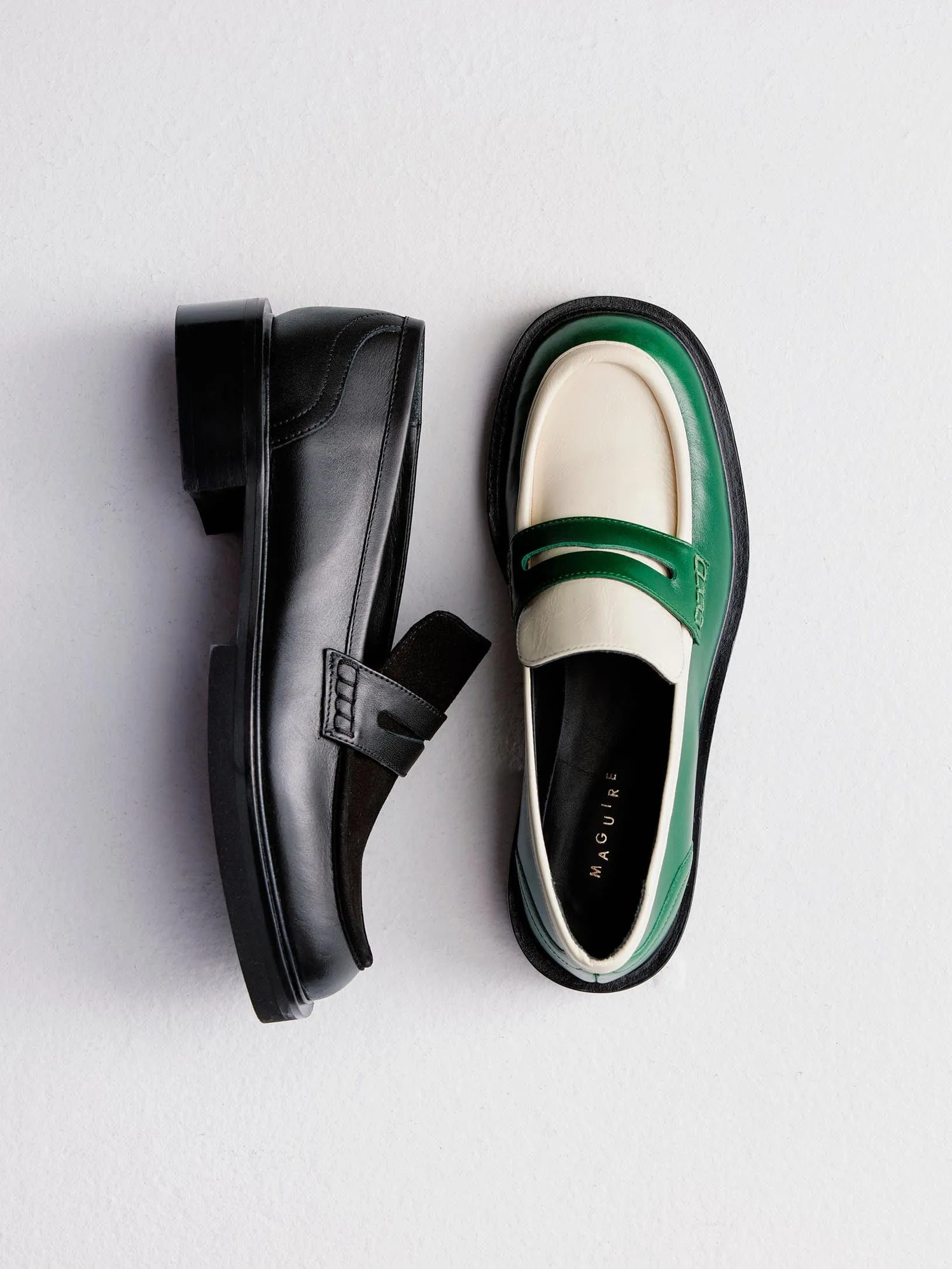 Soza Green Combo Loafer sold by Maguire Shoes product image thumbnail 2
