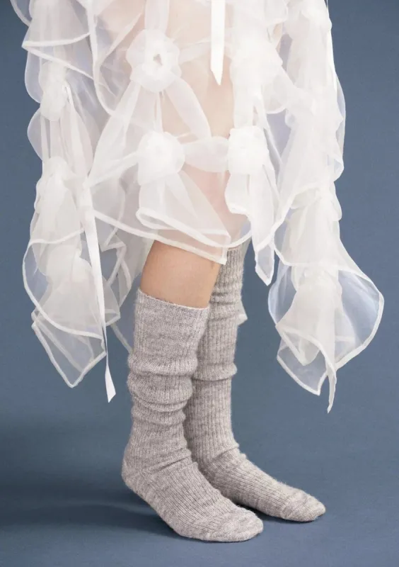 Shaggy Alpaca OTK Crew Heather sold by Maguire Shoes