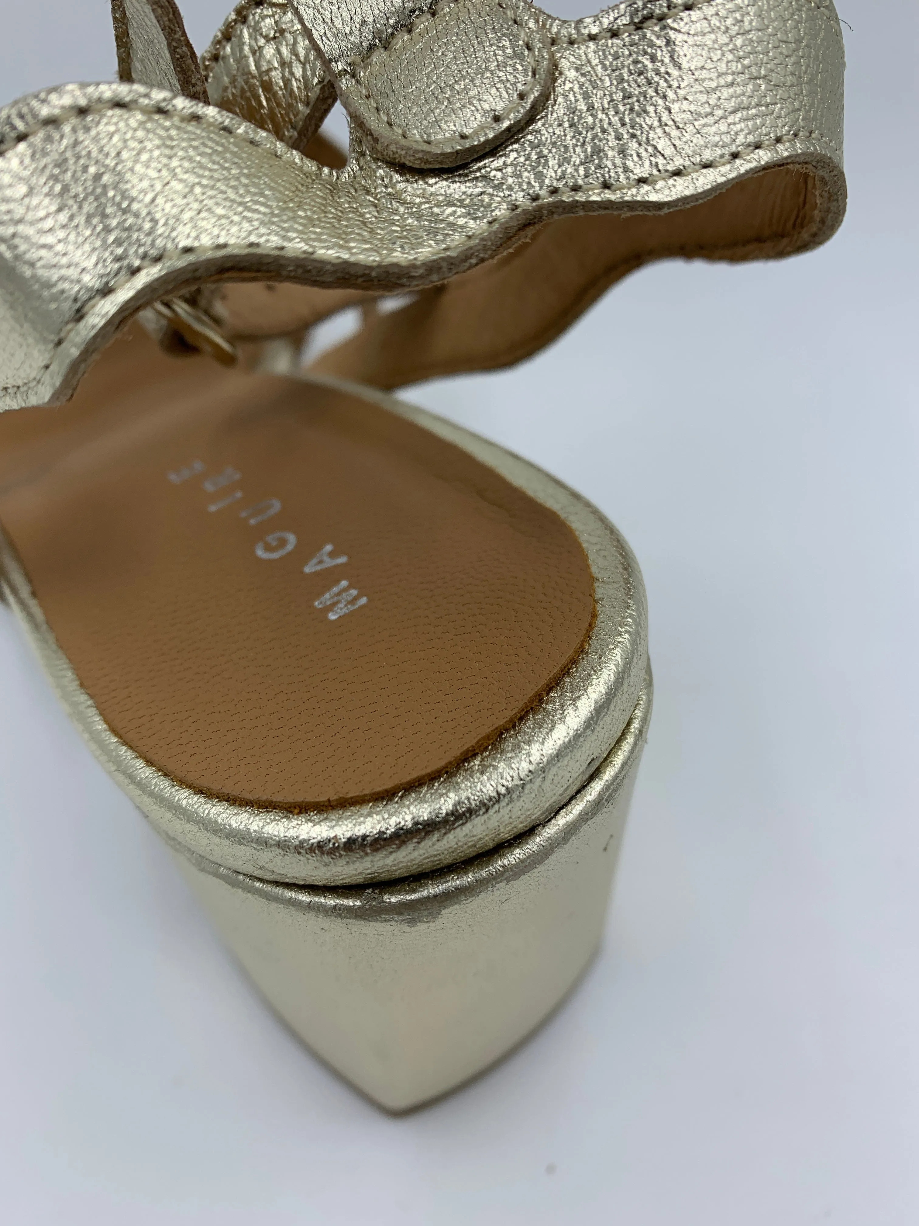 Imperfect Rimini Gold Heel sold by Maguire Shoes product image thumbnail 4