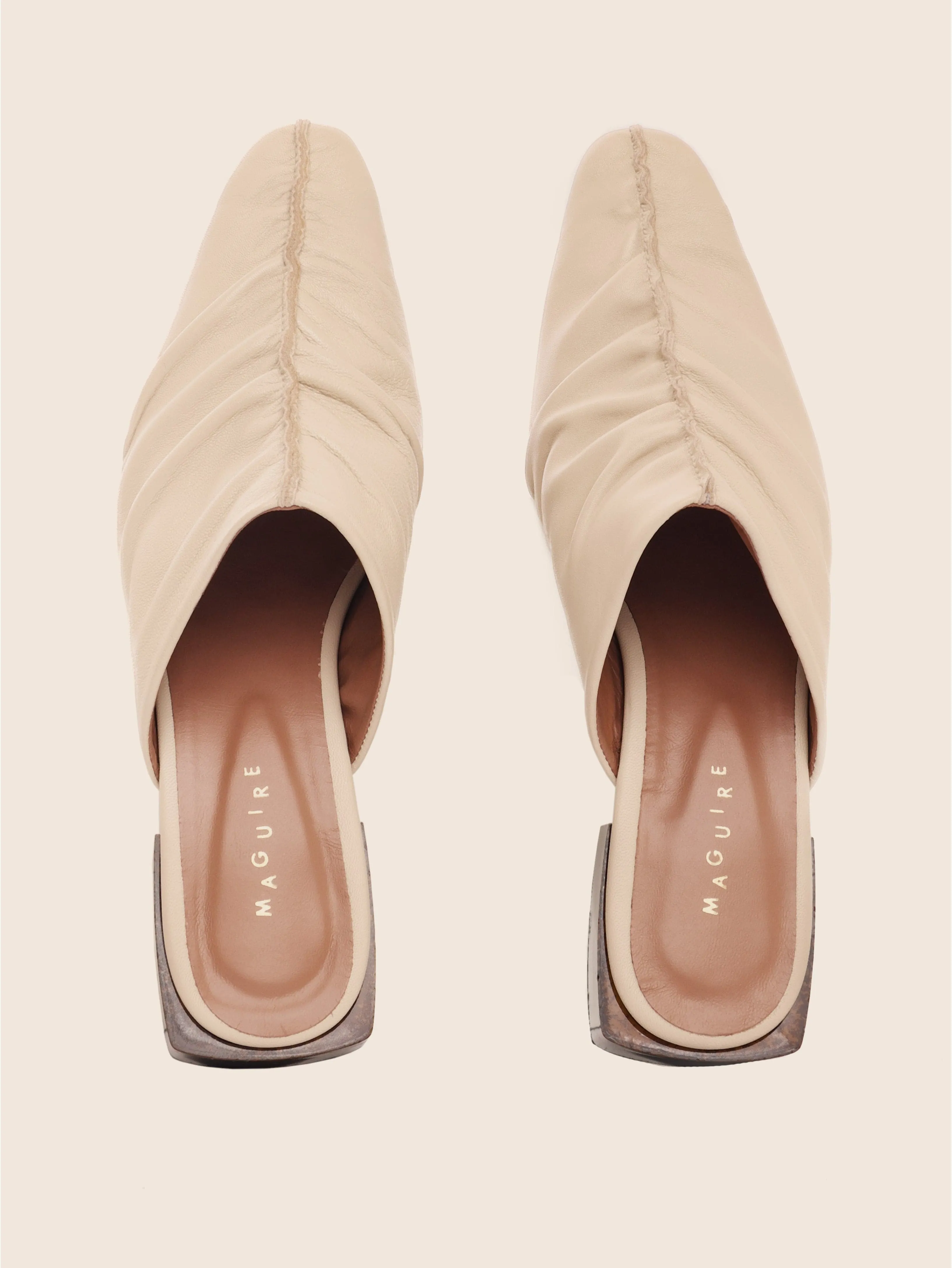 Amora Cream Mule sold by Maguire Shoes product image thumbnail 3