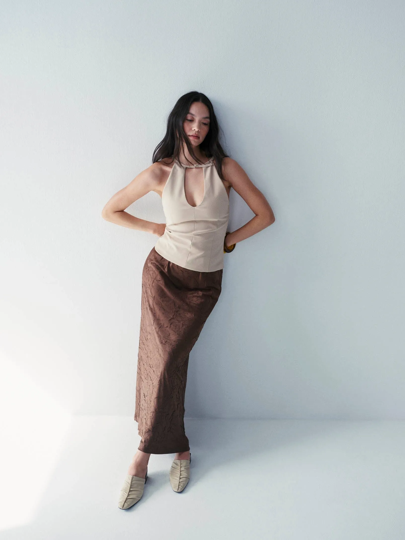 Amora Cream Mule sold by Maguire Shoes product image thumbnail 4