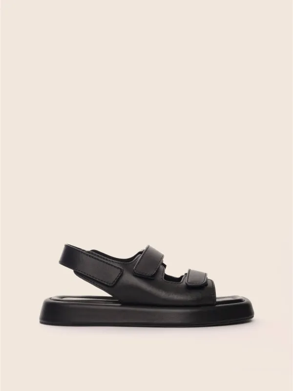 Murcia Black Sandal sold by Maguire Shoes