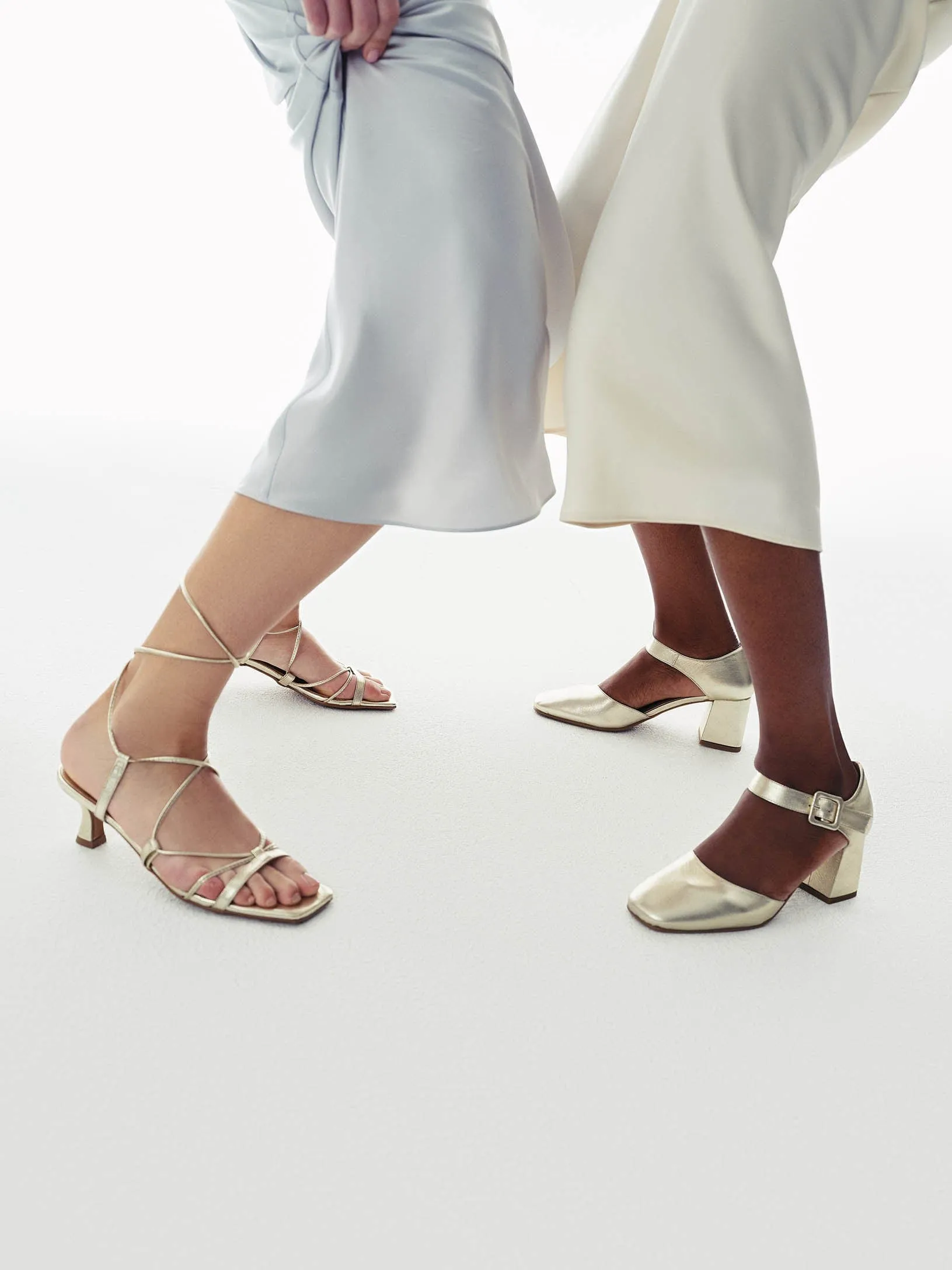 Livia Gold Heel sold by Maguire Shoes product image thumbnail 2