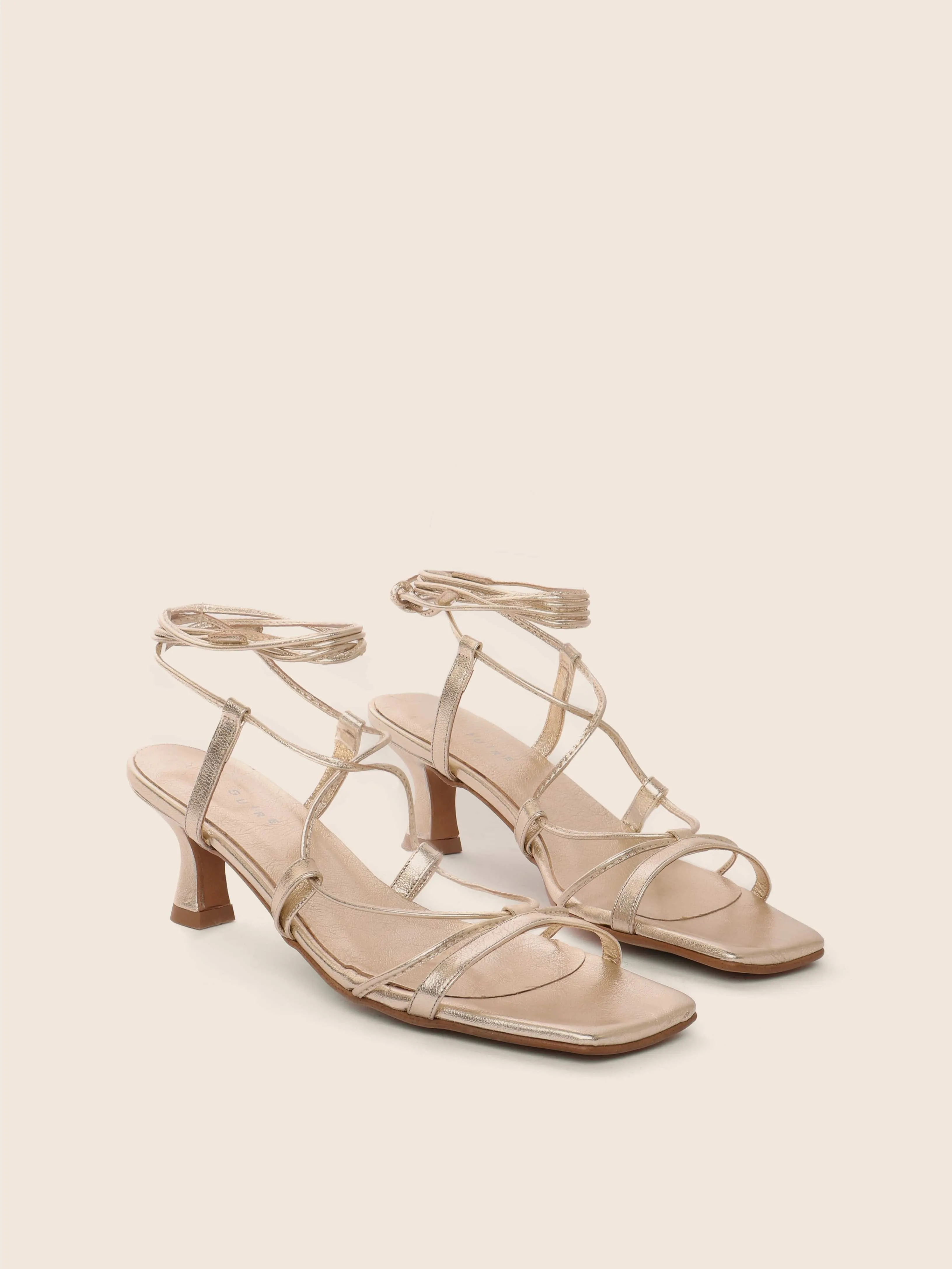 Livia Gold Heel sold by Maguire Shoes product image thumbnail 3