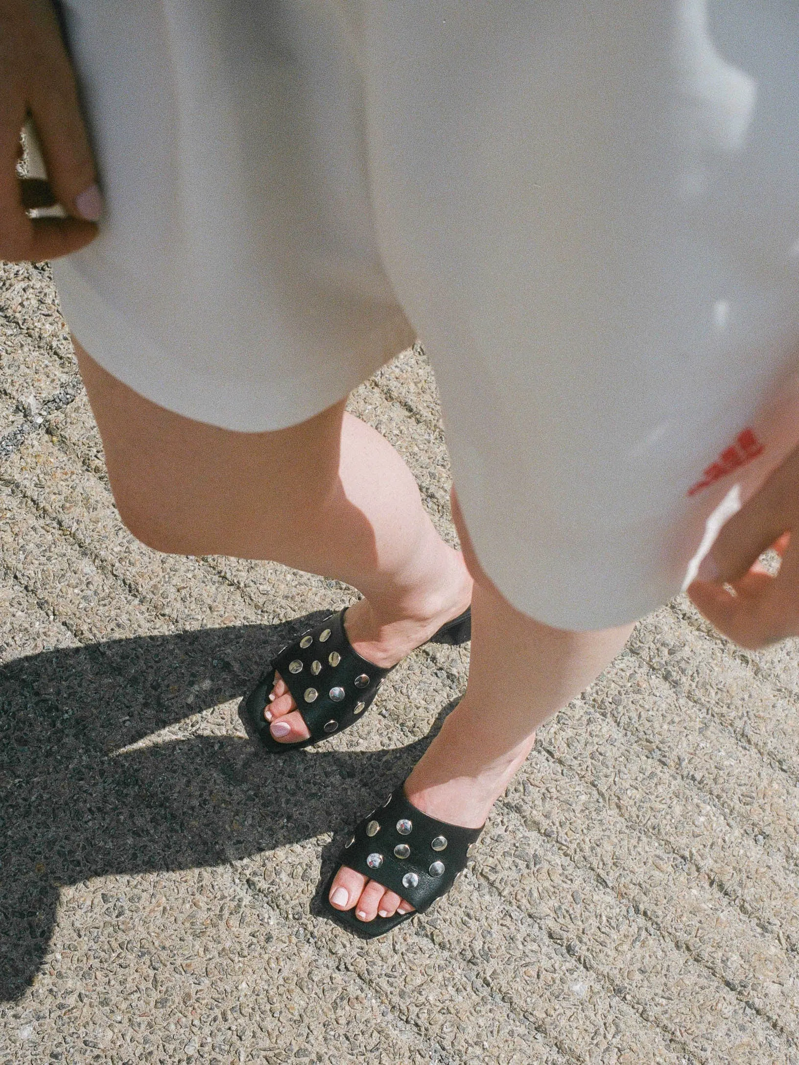 Mérida Black Stud Sandal sold by Maguire Shoes product image thumbnail 2