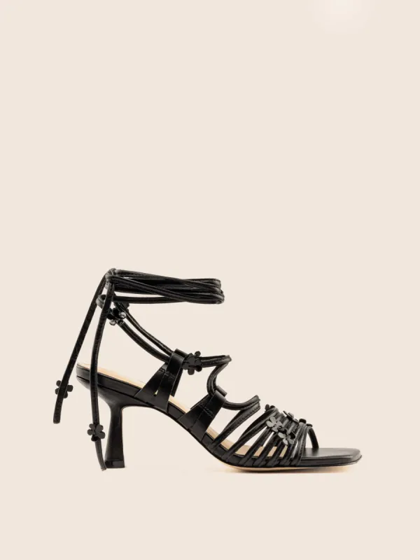 Second Hand Vitoria Black Heel 40 sold by Maguire Shoes
