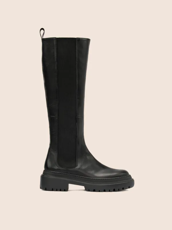 Monza Black Unlined Boot sold by Maguire Shoes