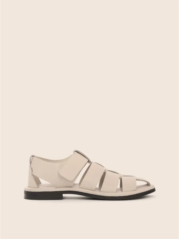 Marta Cream Sandal sold by Maguire Shoes