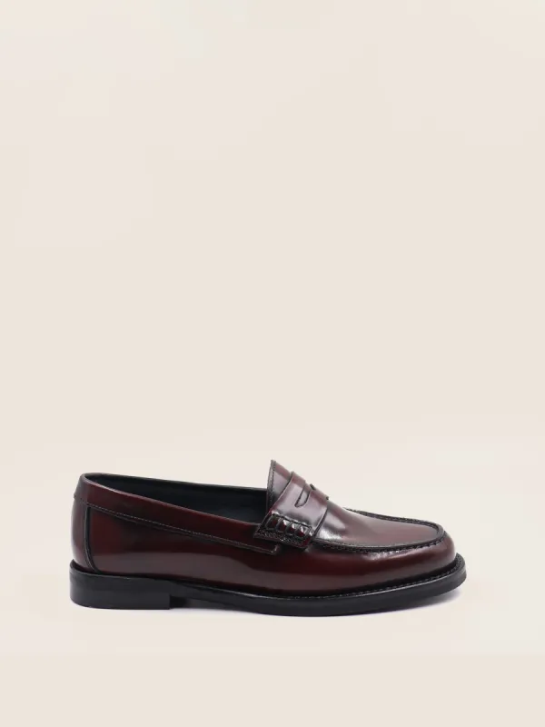 Napoli Bordeaux Loafer sold by Maguire Shoes