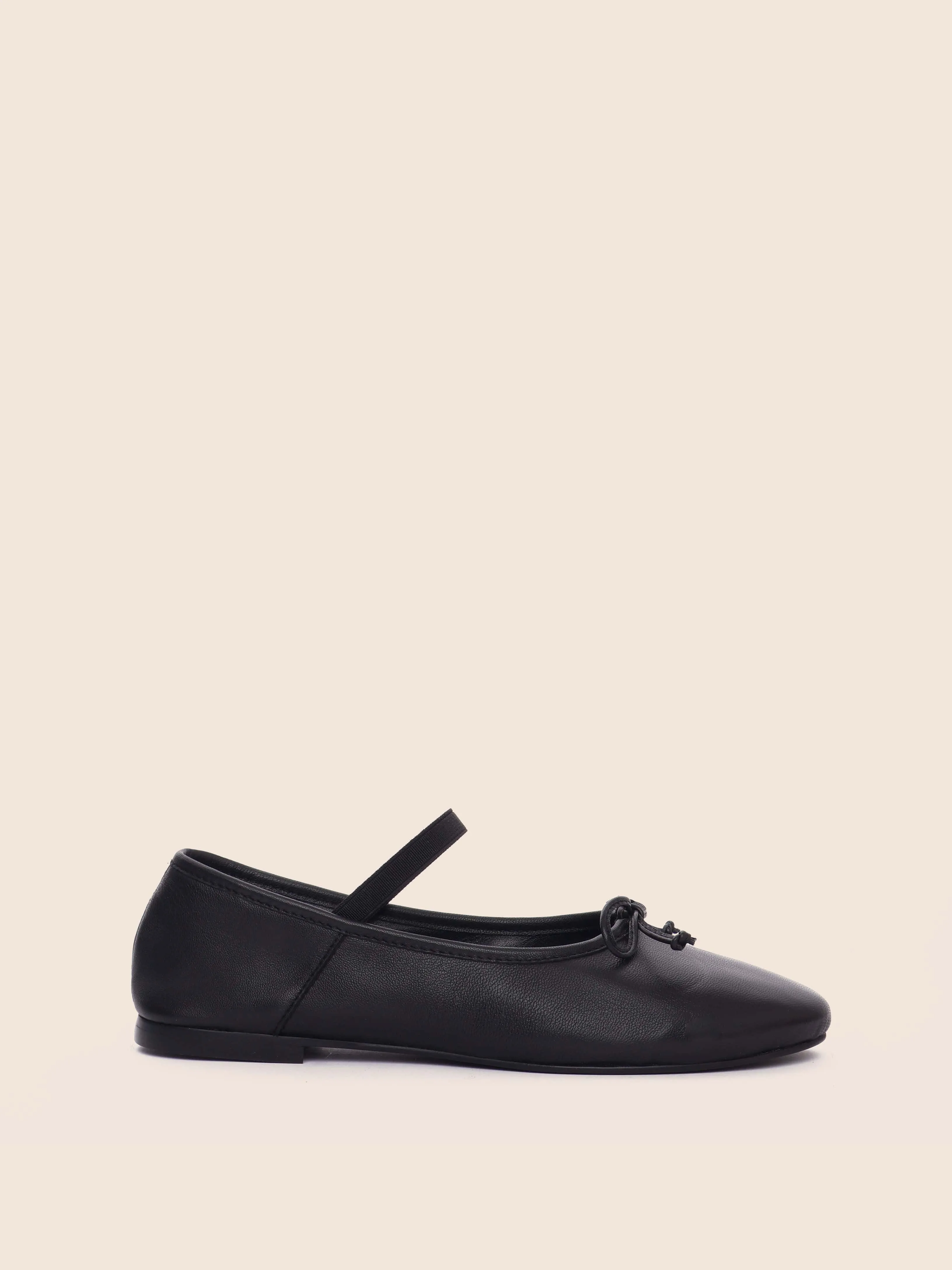Betis Black Ballerina sold by Maguire Shoes