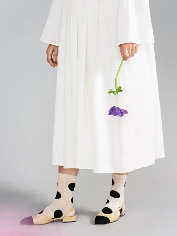 Rie Blush Crew Socks sold by Maguire Shoes