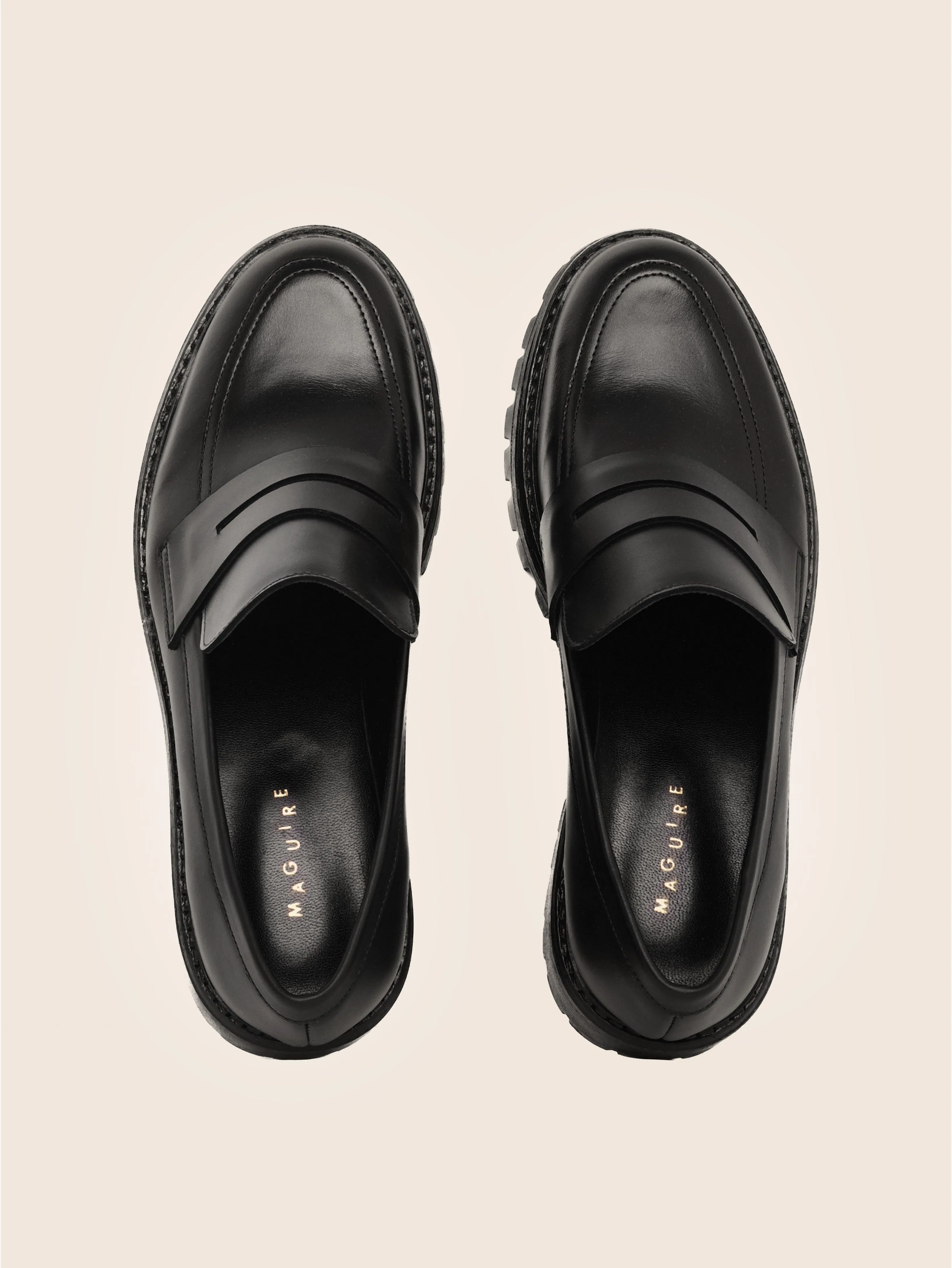 Sintra Black Leather Loafer sold by Maguire Shoes product image thumbnail 2