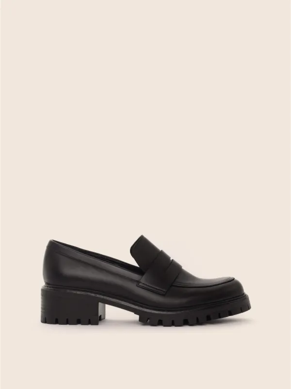 Sintra Black Leather Loafer sold by Maguire Shoes