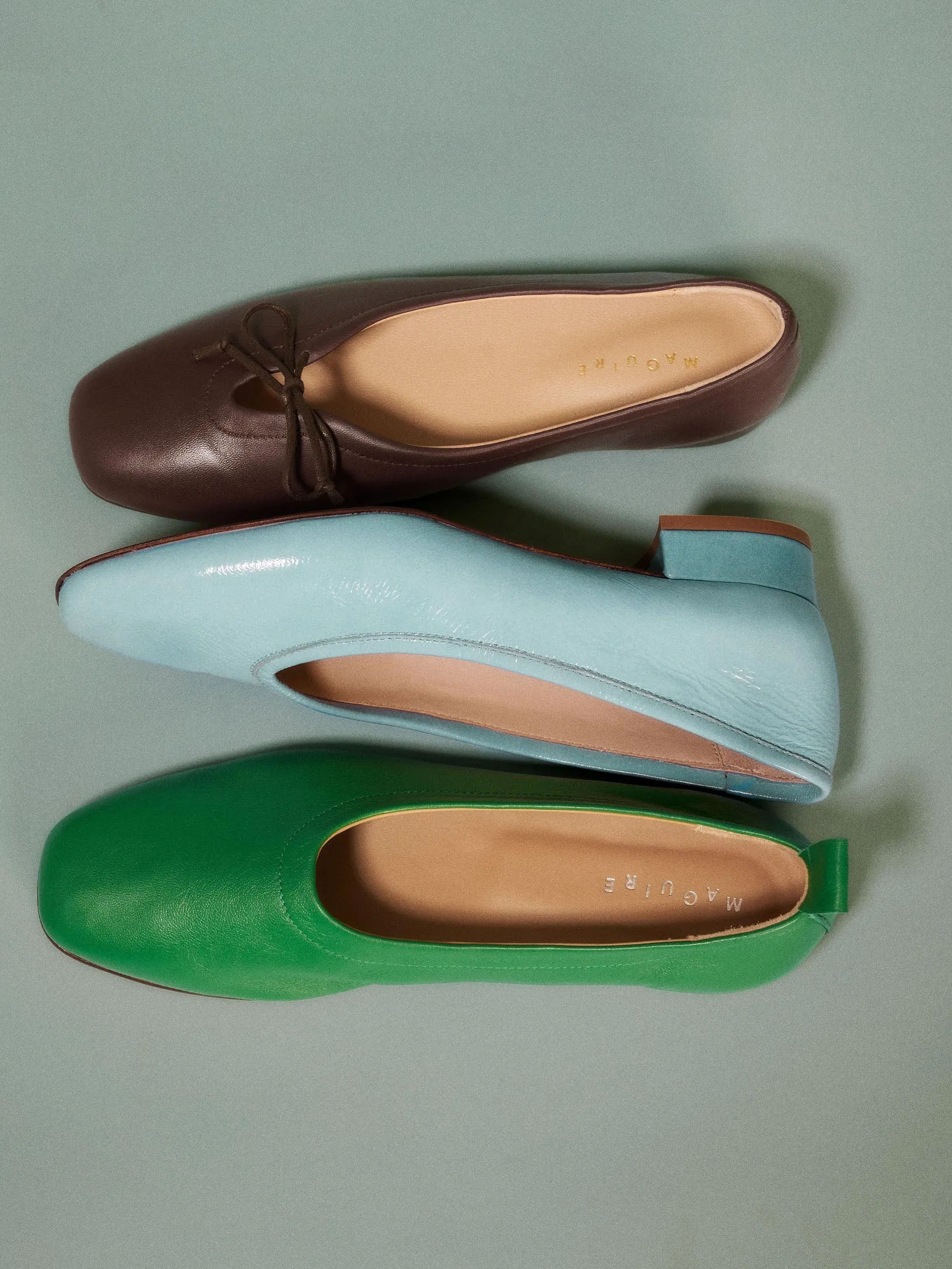 Velada Green Ballerina sold by Maguire Shoes product image thumbnail 4