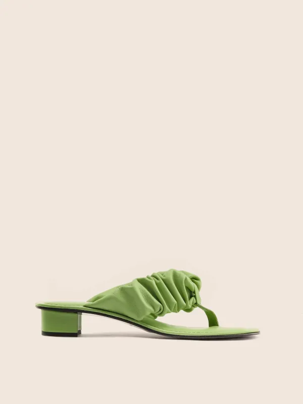 Pistoia Lime Sandal sold by Maguire Shoes