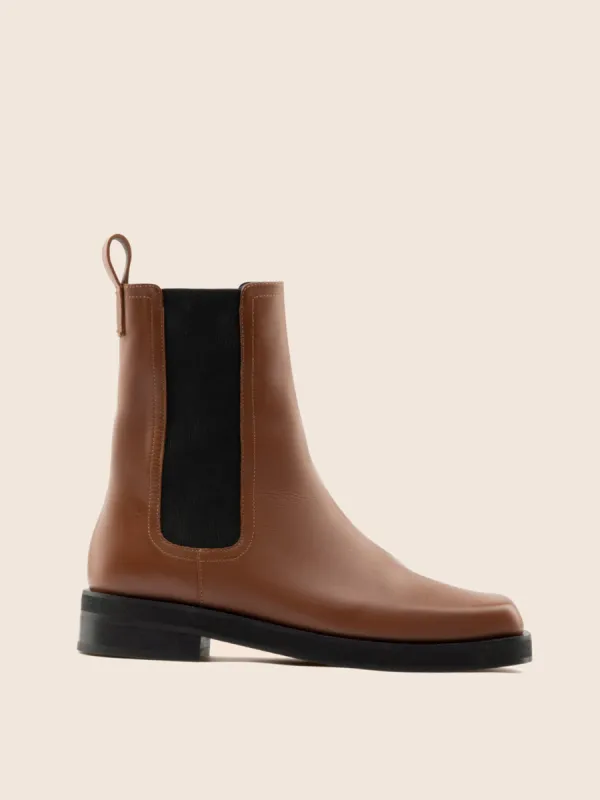 Mora Cognac Boot sold by Maguire Shoes