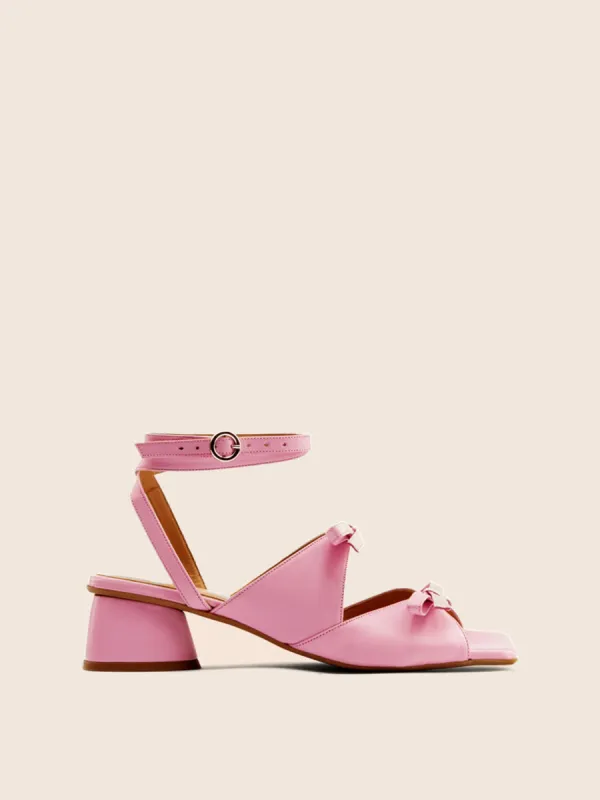 Mira Bubblegum Heel sold by Maguire Shoes