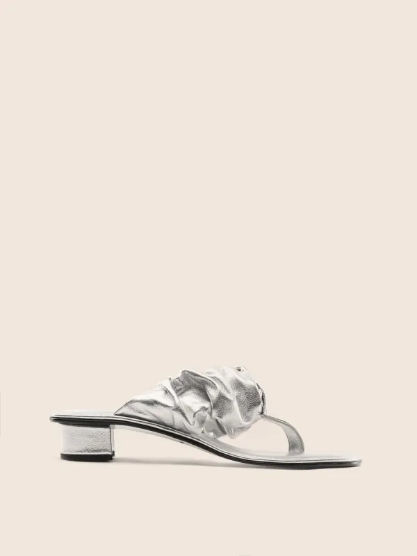 Pistoia Silver Sandal sold by Maguire Shoes